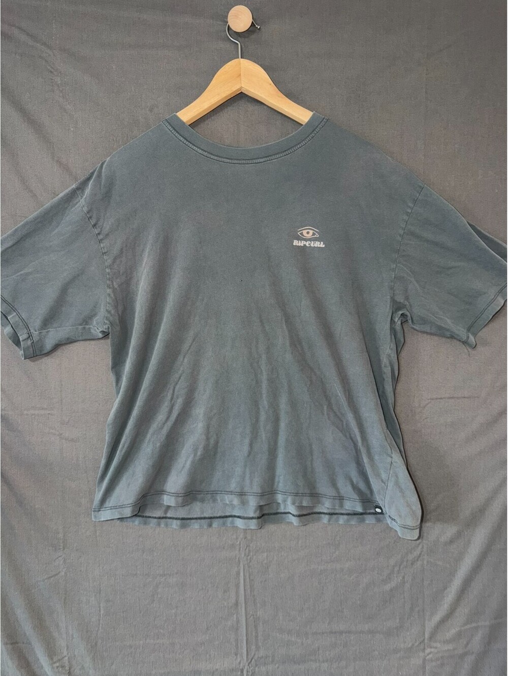 Rip Curl Shirt Extra Small Slate Blue Faded Cultivate The Mind Surf Graphic XS